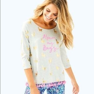 Lilly Pulitzer ‘Alpaca My Bags’ Top